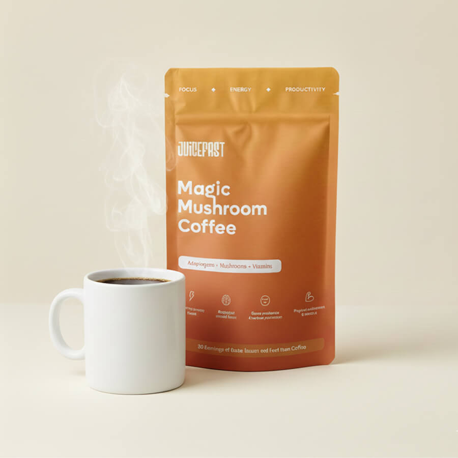 Coffee with mushrooms