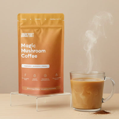 Coffee with mushrooms