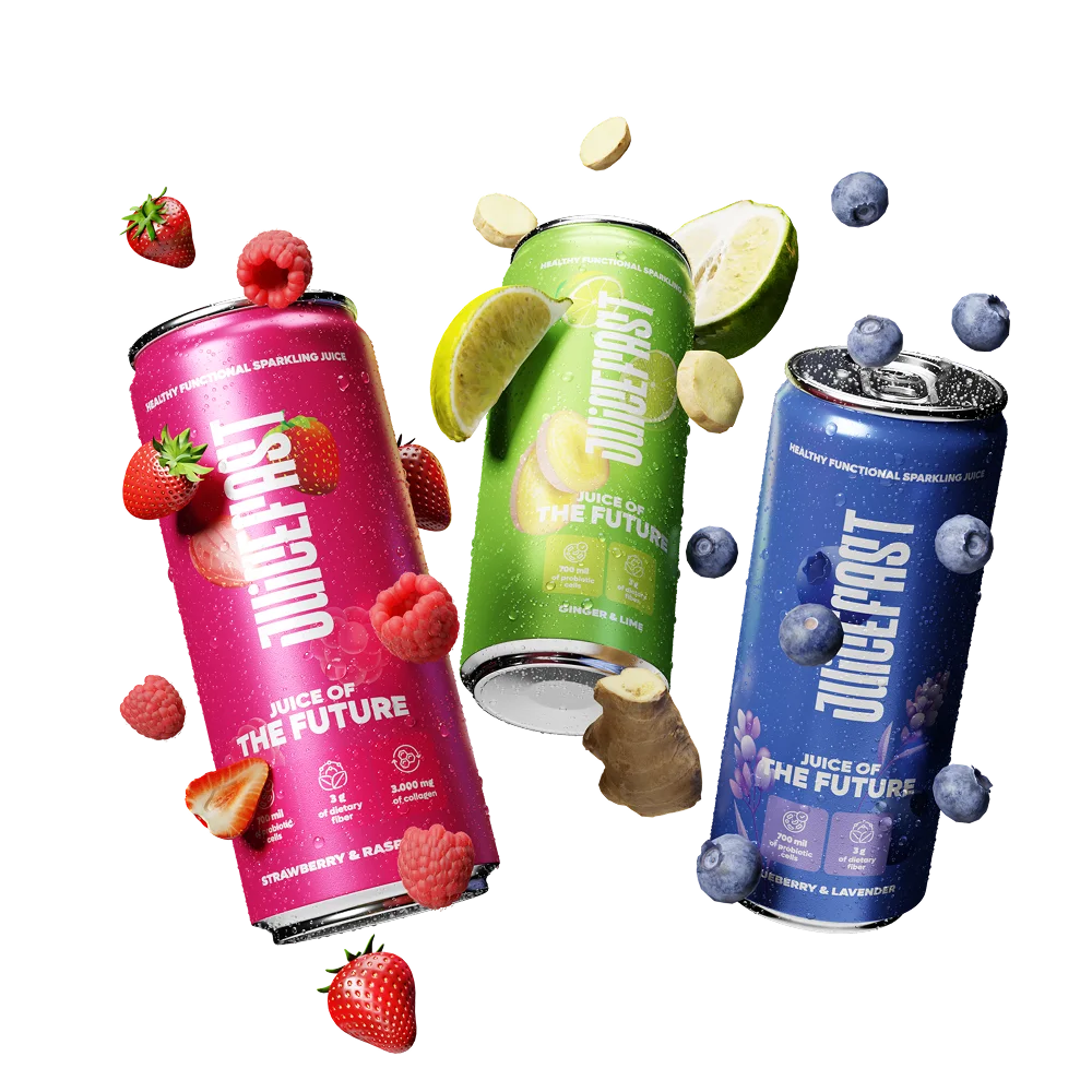 Juicefast kombucha cans